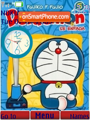 Скриншот темы Doraemon