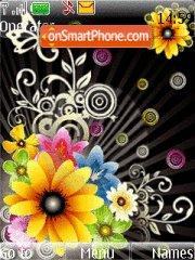 Colorful Flower Theme-Screenshot