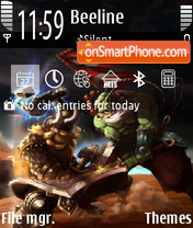 Warcraft 07 theme screenshot