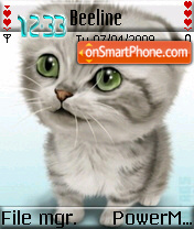 Cute Cat tema screenshot