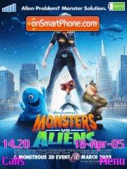 Monster vs Aliens Theme-Screenshot