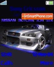 Nissan Skyline R34 GT-R tema screenshot