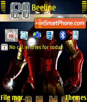 Iron Man 03 tema screenshot