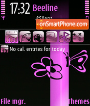 Spring Pink theme screenshot