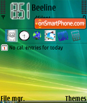 Скриншот темы Vista original