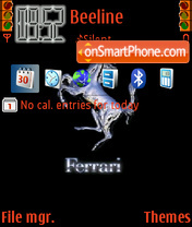 Ferrari tema screenshot