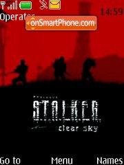 Stalker Clear Sky es el tema de pantalla