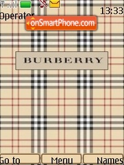 Burberry tema screenshot