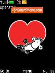 Скриншот темы Red Heart Sheep