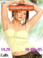 Скриншот темы Preity Zinta