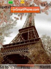 Скриншот темы Eiffel Tower 04