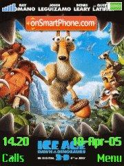 Скриншот темы Ice age 3