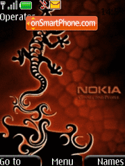 Capture d'écran Nokia Lizard thème
