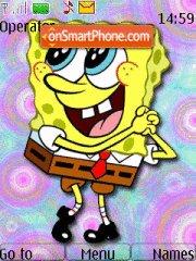 Скриншот темы Spongebob Abstract