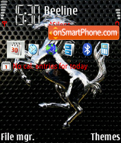 Carbon Ferrari. Theme-Screenshot