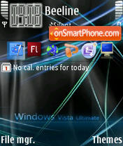 Скриншот темы Vista Dark