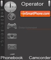 Menu Default tema screenshot