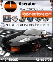 Porsche tuned tema screenshot