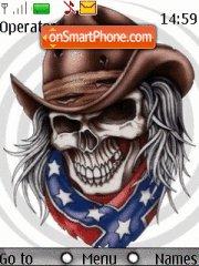 Cowboy Skull tema screenshot