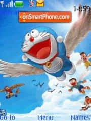 Up Up And Away Doraemon theme screenshot