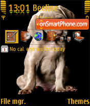 Lovely dog tema screenshot