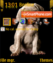 Lovely dog es el tema de pantalla