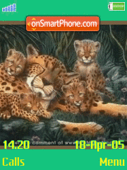 Скриншот темы Mom and cubs