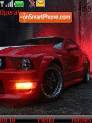 Скриншот темы Red Mustang 01