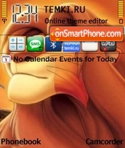 Скриншот темы Lion King 02