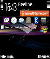 Capture d'écran Windows 09 thème