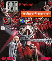 Capture d'écran Death Metal thème