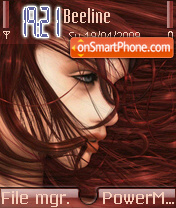 Beautiful Face tema screenshot