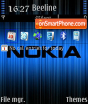 Nokia 5801 theme screenshot