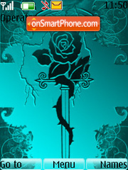 Gothic Rose tema screenshot