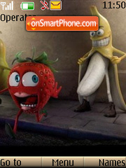 Crazy Banana tema screenshot