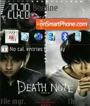 Capture d'écran Death Note 05 thème