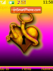 Unlock Your Heart tema screenshot