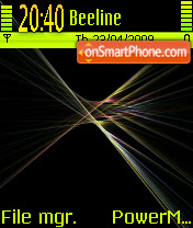 Black N Green tema screenshot