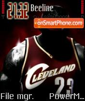 Lebron James 02 tema screenshot