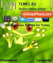 Скриншот темы Frog 07