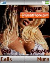 Paris hilton tema screenshot