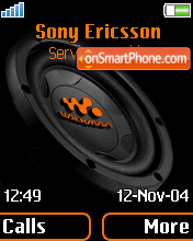 Walkman tema screenshot