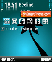 Palm 01 theme screenshot