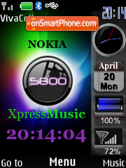 Скриншот темы 5800 XpressMusic