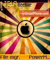 Apple Abstract tema screenshot