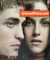 New Moon tema screenshot