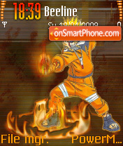 Capture d'écran Naruto Jeals thème