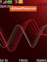 Скриншот темы Xpress Music Red