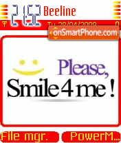 Smile4Me es el tema de pantalla