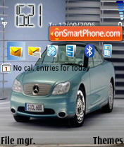 Mercedes Benz Car tema screenshot